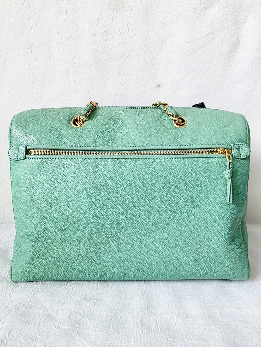 Auth Chanel CC Coco Mark Caviar Large Leather Shoulder Bag - Picture 4 of 12